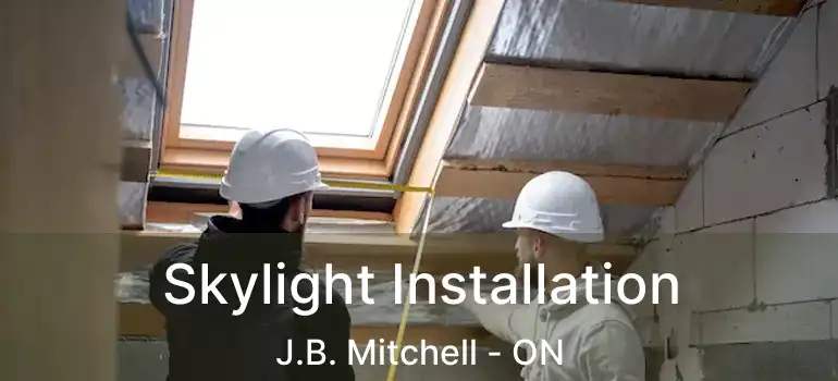  Skylight Installation J.B. Mitchell - ON