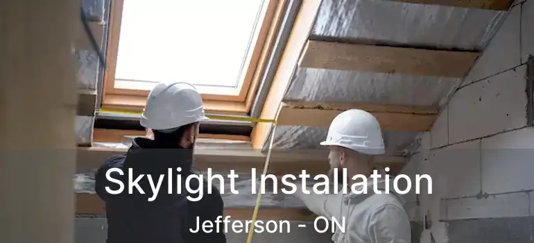  Skylight Installation Jefferson - ON