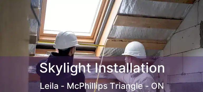  Skylight Installation Leila - McPhillips Triangle - ON