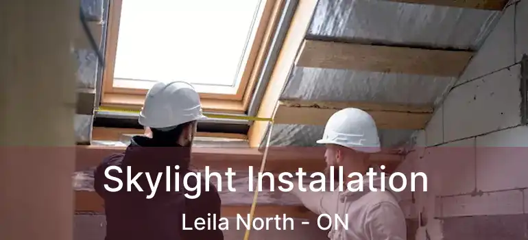  Skylight Installation Leila North - ON
