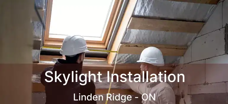  Skylight Installation Linden Ridge - ON