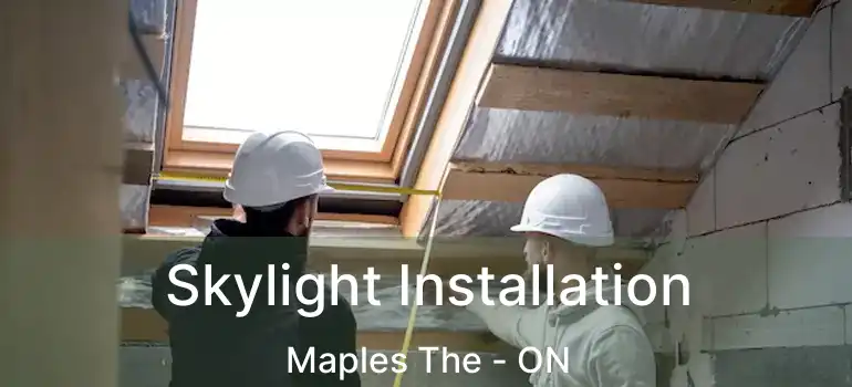  Skylight Installation Maples The - ON
