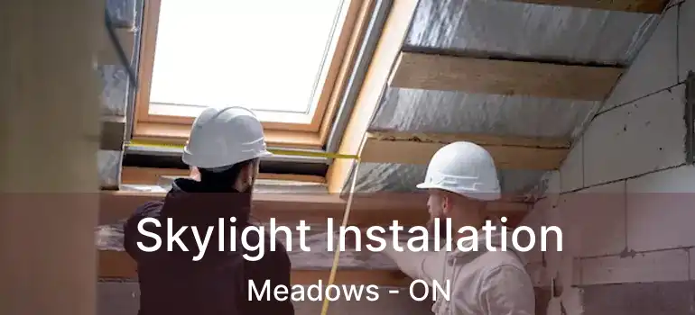  Skylight Installation Meadows - ON
