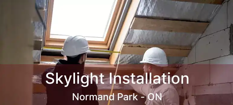  Skylight Installation Normand Park - ON