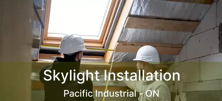  Skylight Installation Pacific Industrial - ON