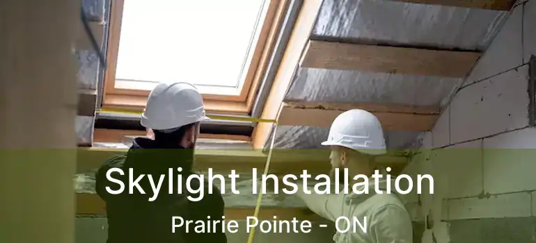 Skylight Installation Prairie Pointe - ON