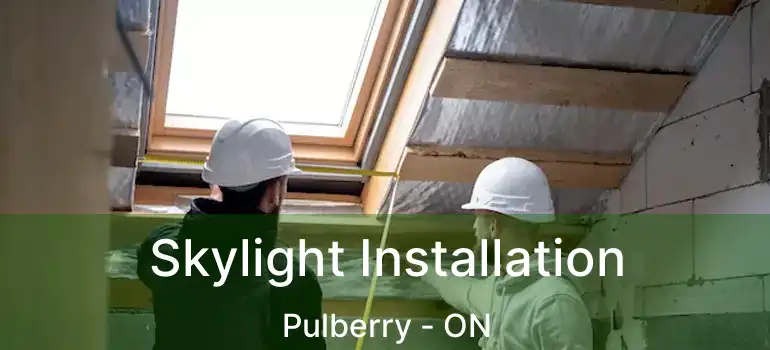  Skylight Installation Pulberry - ON