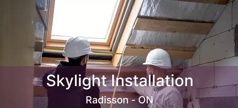  Skylight Installation Radisson - ON