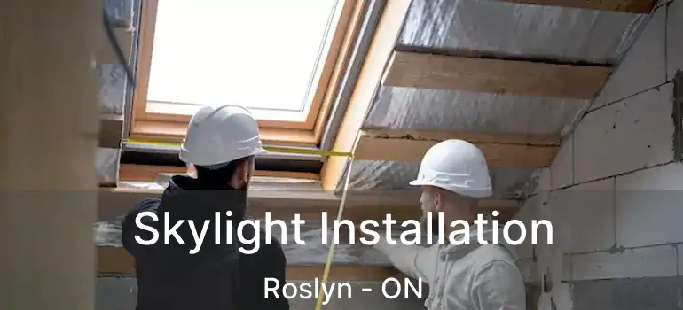  Skylight Installation Roslyn - ON