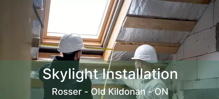  Skylight Installation Rosser - Old Kildonan - ON