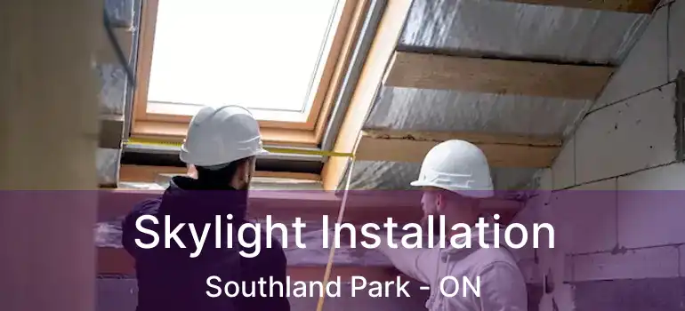  Skylight Installation Southland Park - ON
