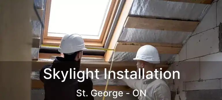 Skylight Installation St. George - ON