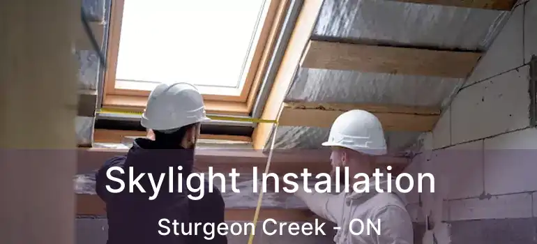  Skylight Installation Sturgeon Creek - ON