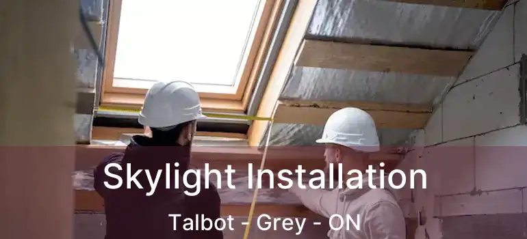 Skylight Installation Talbot - Grey - ON