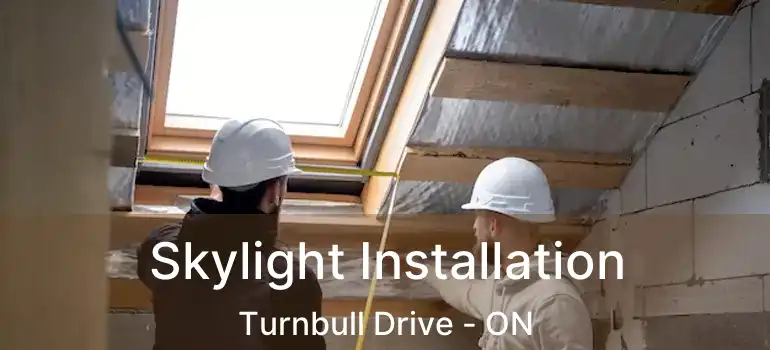  Skylight Installation Turnbull Drive - ON