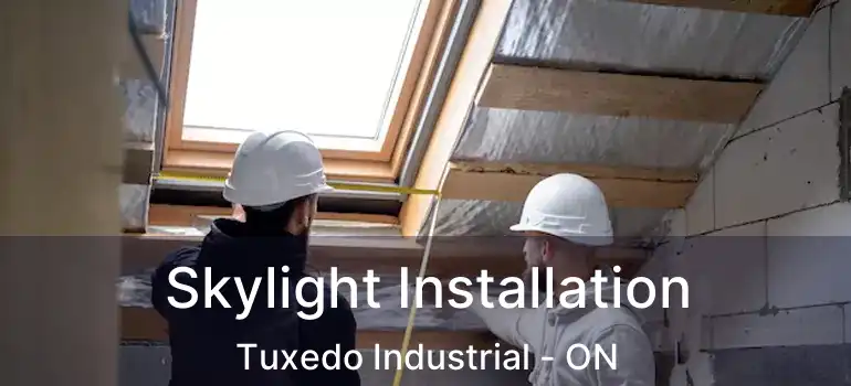  Skylight Installation Tuxedo Industrial - ON