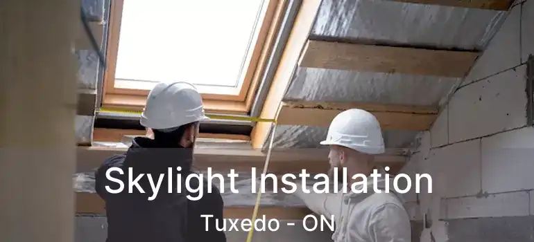  Skylight Installation Tuxedo - ON