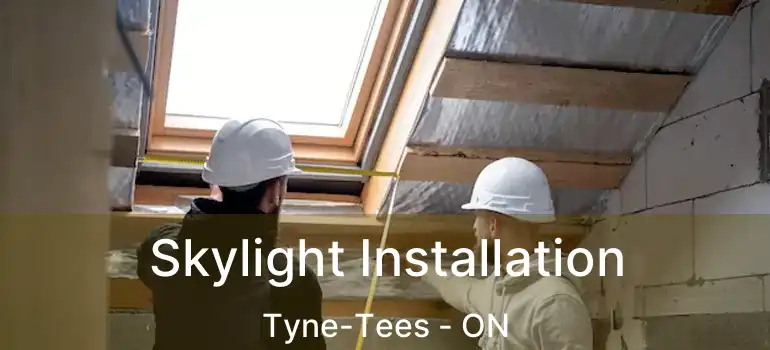  Skylight Installation Tyne-Tees - ON