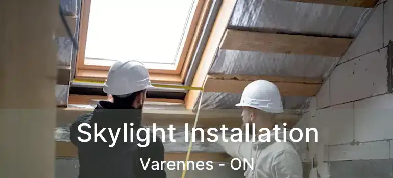  Skylight Installation Varennes - ON