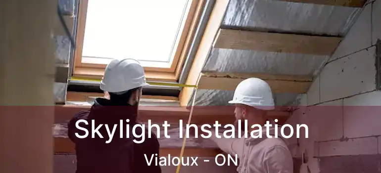  Skylight Installation Vialoux - ON