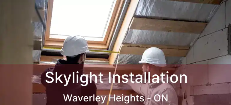  Skylight Installation Waverley Heights - ON