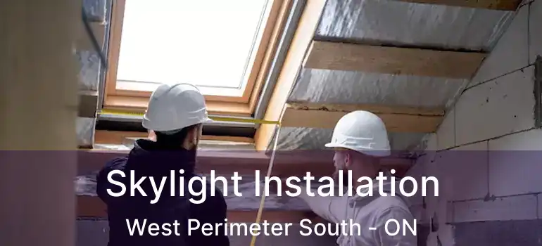  Skylight Installation West Perimeter South - ON