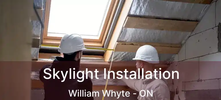  Skylight Installation William Whyte - ON