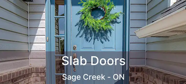  Slab Doors Sage Creek - ON