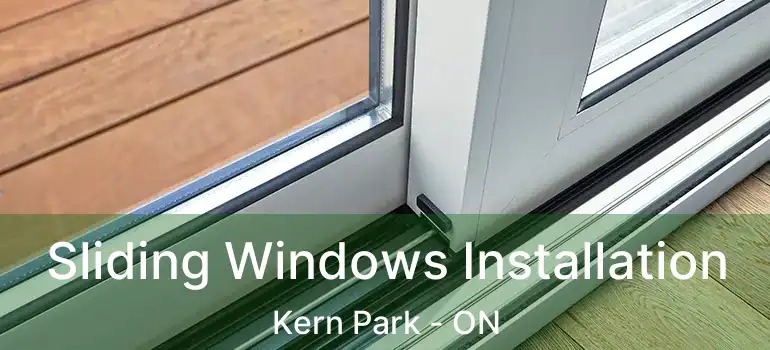  Sliding Windows Installation Kern Park - ON