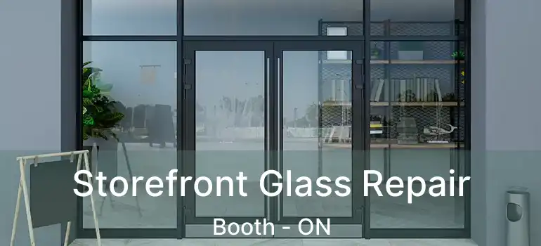  Storefront Glass Repair Booth - ON