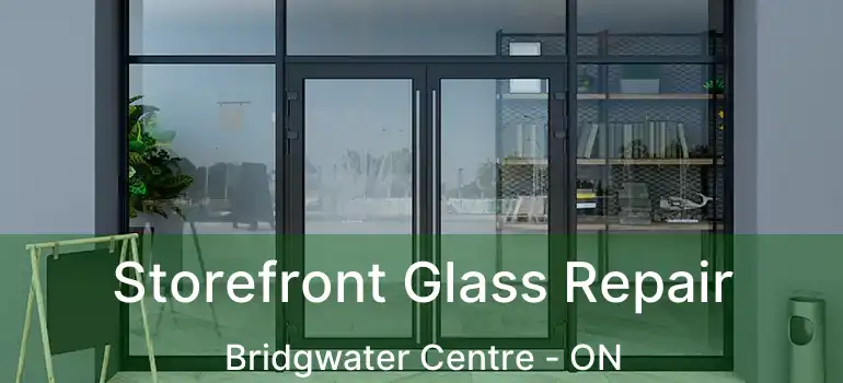  Storefront Glass Repair Bridgwater Centre - ON