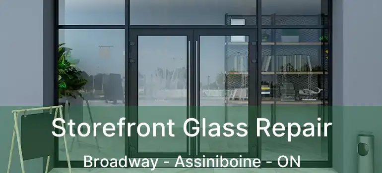  Storefront Glass Repair Broadway - Assiniboine - ON
