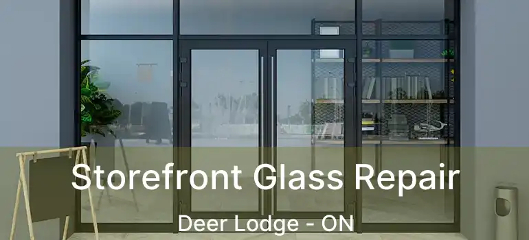  Storefront Glass Repair Deer Lodge - ON