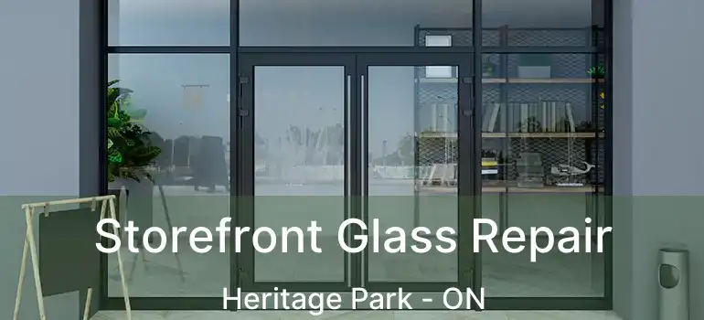  Storefront Glass Repair Heritage Park - ON