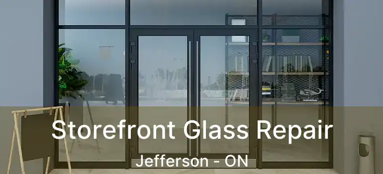  Storefront Glass Repair Jefferson - ON