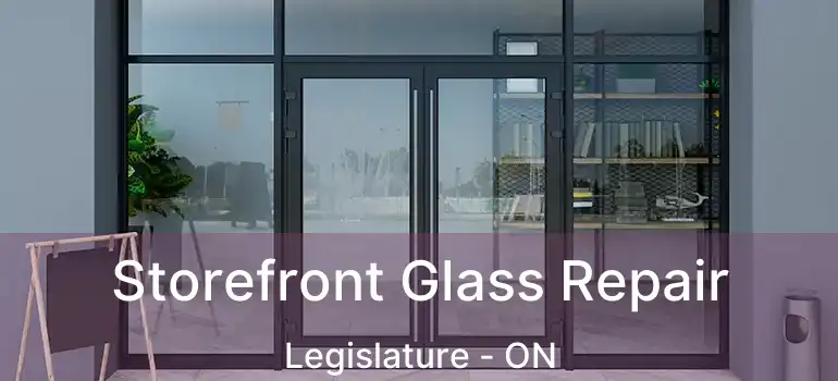  Storefront Glass Repair Legislature - ON