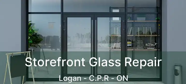  Storefront Glass Repair Logan - C.P.R - ON