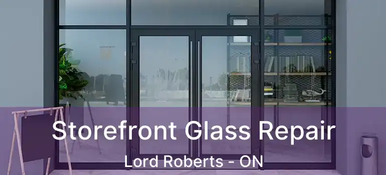  Storefront Glass Repair Lord Roberts - ON