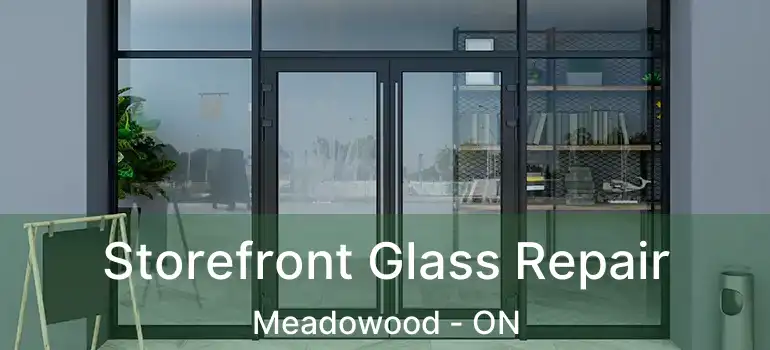  Storefront Glass Repair Meadowood - ON