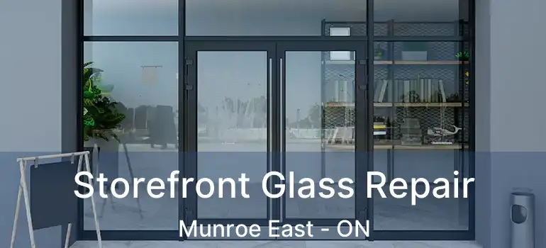  Storefront Glass Repair Munroe East - ON