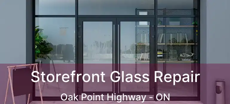  Storefront Glass Repair Oak Point Highway - ON