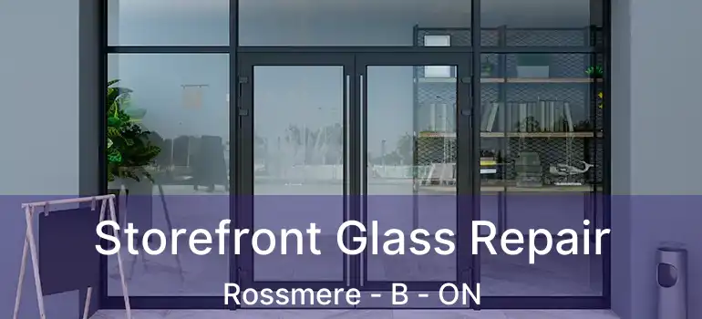  Storefront Glass Repair Rossmere - B - ON