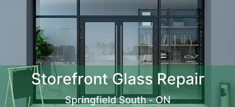  Storefront Glass Repair Springfield South - ON