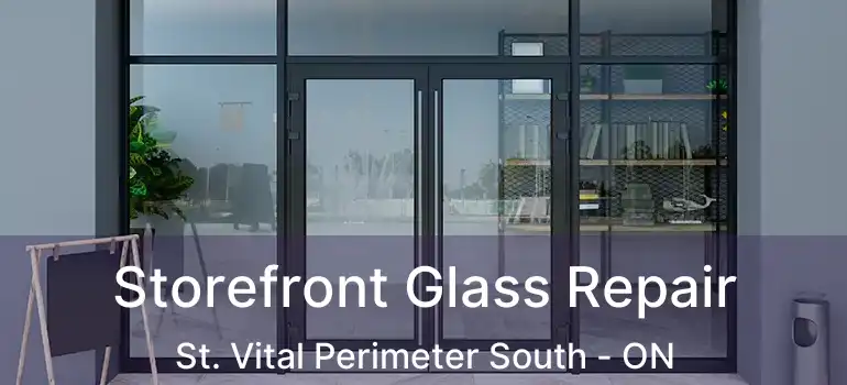  Storefront Glass Repair St. Vital Perimeter South - ON