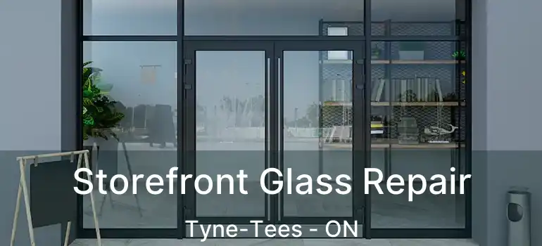 Storefront Glass Repair Tyne-Tees - ON