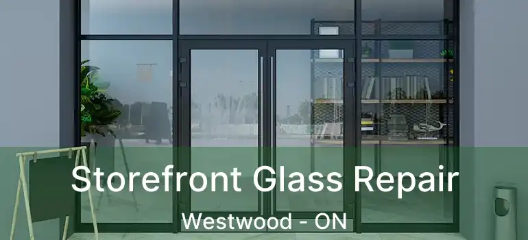  Storefront Glass Repair Westwood - ON