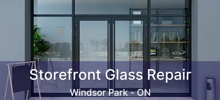 Storefront Glass Repair Windsor Park - ON