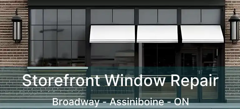  Storefront Window Repair Broadway - Assiniboine - ON