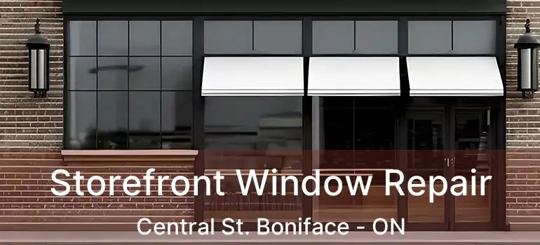  Storefront Window Repair Central St. Boniface - ON