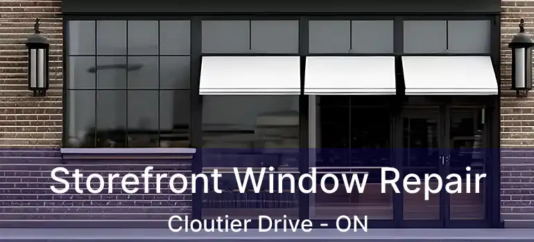  Storefront Window Repair Cloutier Drive - ON